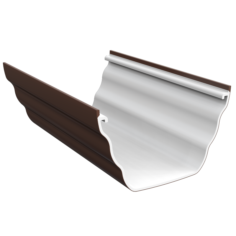 Freeflow Ogee Brown Guttering